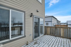 View of snow covered deck - 