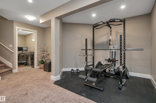1958 Ainslie Link, Edmonton, AB - Indoor Photo Showing Gym Room