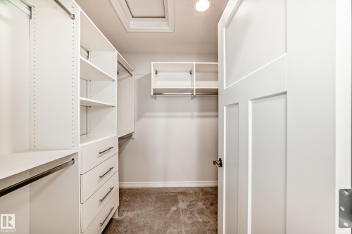 Spacious closet featuring light carpet - 3249 Dixon Way, Edmonton, AB - Indoor With Storage