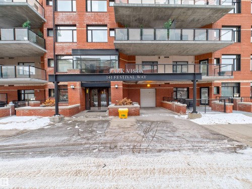 603 141 Festival Way, Sherwood Park, AB - Outdoor With Balcony With Facade