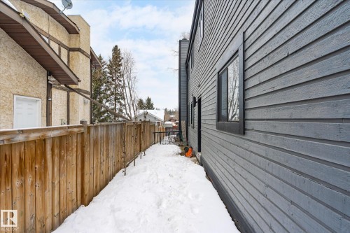 View of snowy exterior - 38 Woodcrest Avenue, St. Albert, AB - Outdoor With Exterior