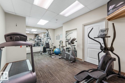 1504 10150 117 Street, Edmonton, AB - Indoor Photo Showing Gym Room