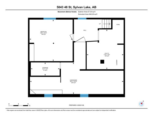 View of room layout - 5043 48 St, Sylvan Lake, AB - Other