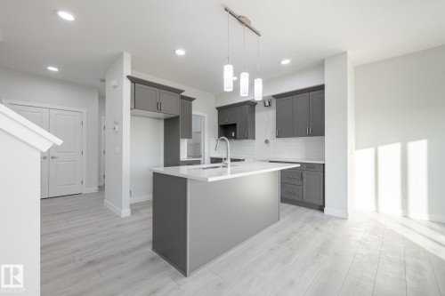 20964 22 Avenue, Edmonton, AB - Indoor Photo Showing Kitchen With Upgraded Kitchen