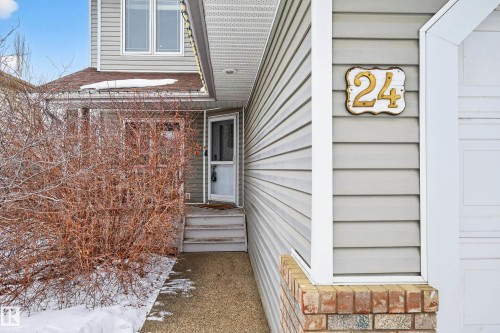 Property entrance - 24 Olmstead Court, St. Albert, AB - Outdoor With Exterior