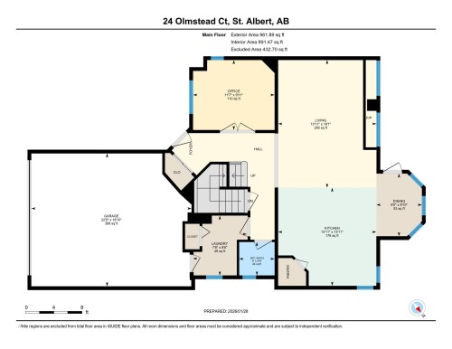 View of floor plan / room layout - 24 Olmstead Court, St. Albert, AB - Other