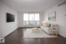 1808 9909 104 Street, Edmonton, AB  - Indoor Photo Showing Living Room 