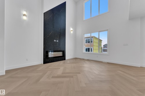 4306 35 Street, Beaumont, AB - Indoor With Fireplace