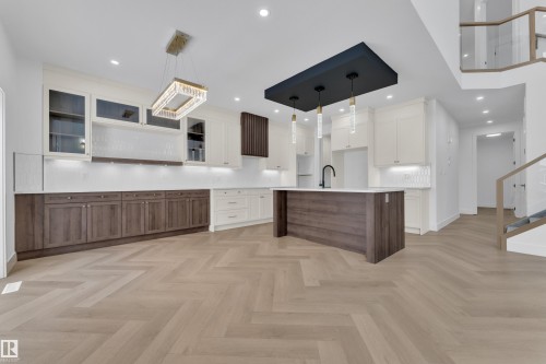 4306 35 Street, Beaumont, AB - Indoor Photo Showing Kitchen With Upgraded Kitchen