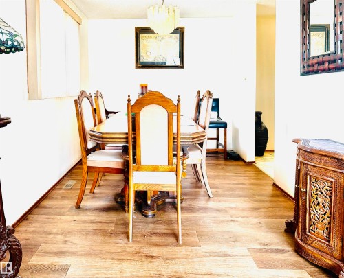 141 Willow Drive, Wetaskiwin, AB - Indoor Photo Showing Dining Room