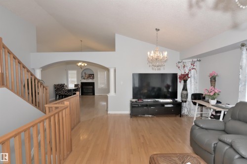 16316 65 Street, Edmonton, AB - Indoor Photo Showing Living Room