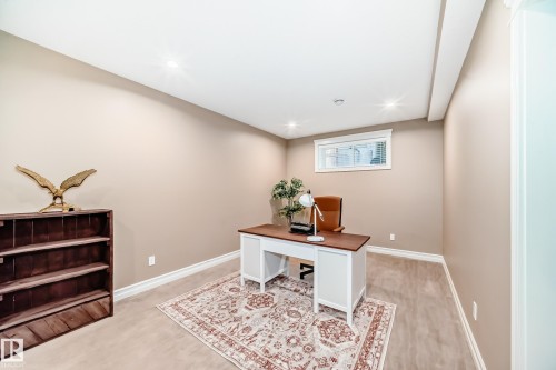 Office space with baseboards and recessed lighting - 6 Wade Avenue, Leduc, AB - Indoor