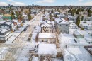View of snowy aerial view - #5 15805 97 Ave, Edmonton, AB  - Outdoor 