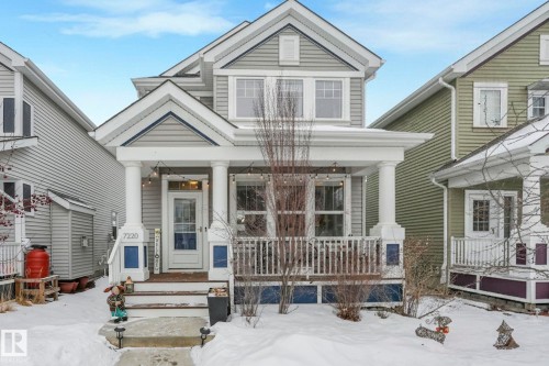 7220 20 Avenue, Edmonton, AB - Outdoor With Deck Patio Veranda With Facade