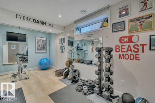 4260 24 Street, Edmonton, AB - Indoor Photo Showing Gym Room
