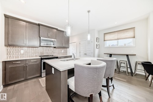 12345 85 Street, Edmonton, AB - Indoor Photo Showing Kitchen With Double Sink With Upgraded Kitchen