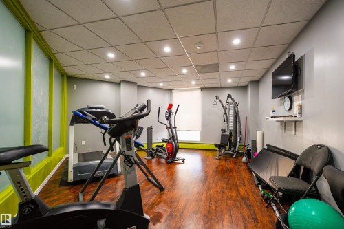 602 11710 100 Avenue, Edmonton, AB - Indoor Photo Showing Gym Room
