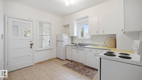 10149 122 Street, Edmonton, AB - Indoor Photo Showing Kitchen With Double Sink