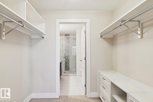Spacious closet featuring light colored carpet - 208 1350 Windermere Way, Edmonton, AB - Indoor With Storage
