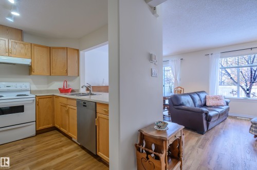44 30 Levasseur Road, St. Albert, AB - Indoor Photo Showing Kitchen With Double Sink