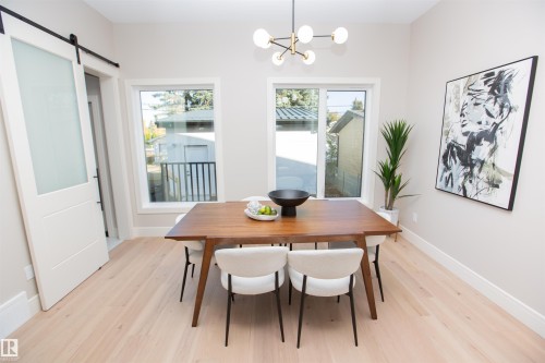 9127 143 Street, Edmonton, AB - Indoor Photo Showing Dining Room