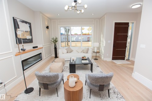 9127 143 Street, Edmonton, AB - Indoor With Fireplace