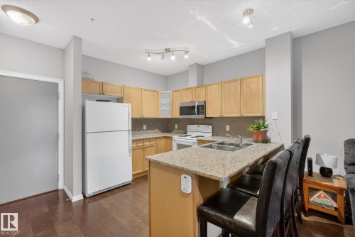 111 226 Macewan Road, Edmonton, AB - Indoor Photo Showing Kitchen With Double Sink
