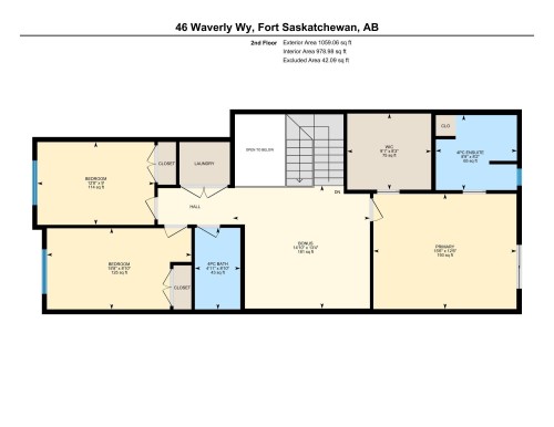 View of floor plan / room layout - 46 Waverly Way, Fort Saskatchewan, AB - Other