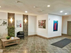 Community lobby with recessed lighting - 