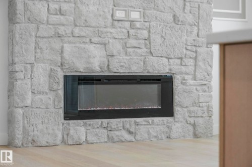 1 Birkshire Crescent, Sherwood Park, AB - Indoor With Fireplace