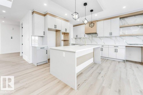 2408 63 Avenue, Rural Leduc County, AB - Indoor Photo Showing Kitchen With Upgraded Kitchen