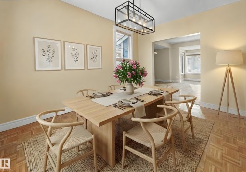 11212 75 Avenue, Edmonton, AB - Indoor Photo Showing Dining Room