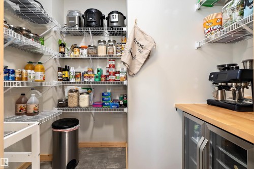 Pantry with beverage cooler - 19003 Twp Rd 522, Rural Beaver County, AB - Indoor Photo Showing Other Room