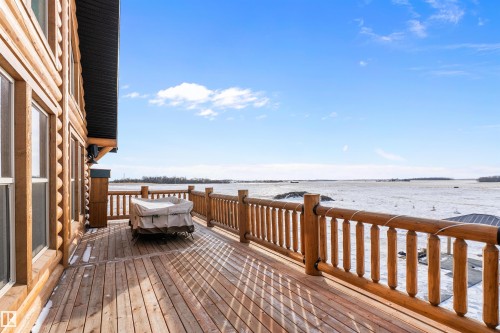 19003 Twp Rd 522, Rural Beaver County, AB - Outdoor With Body Of Water With Deck Patio Veranda With Exterior
