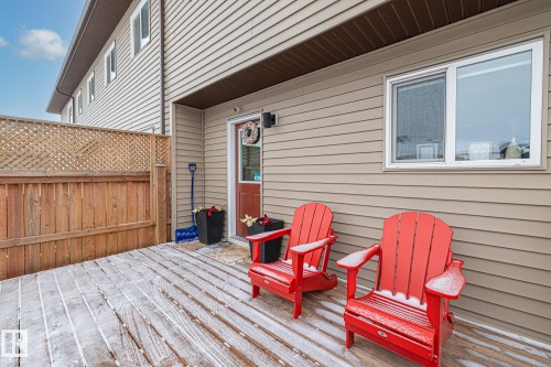 View of deck - 20110 27 Avenue, Edmonton, AB - Outdoor With Deck Patio Veranda With Exterior