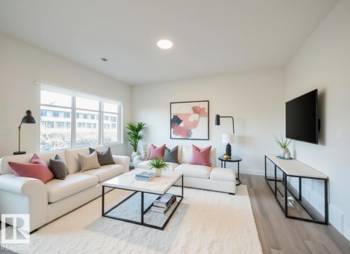 4625 Kinsella Landing, Edmonton, AB - Indoor Photo Showing Living Room