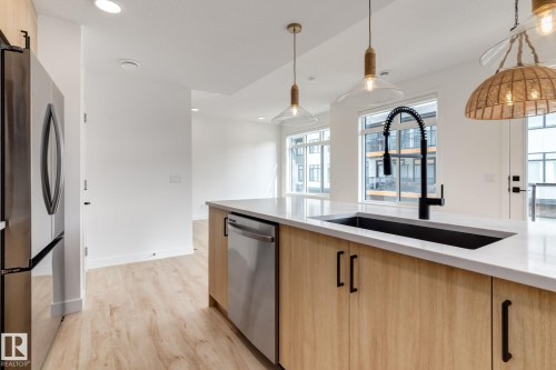 40 16231 19 Avenue, Edmonton, AB - Indoor Photo Showing Kitchen