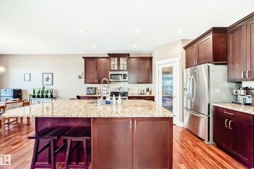 127 Keyport Circle, Leduc, AB - Indoor Photo Showing Kitchen With Stainless Steel Kitchen