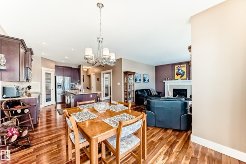 127 Keyport Circle, Leduc, AB - Indoor With Fireplace