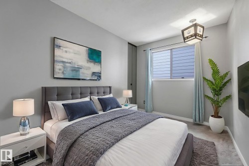 6411 12 Avenue, Edmonton, AB - Indoor Photo Showing Bedroom