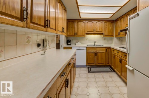 1403 11503 100 Avenue, Edmonton, AB - Indoor Photo Showing Kitchen
