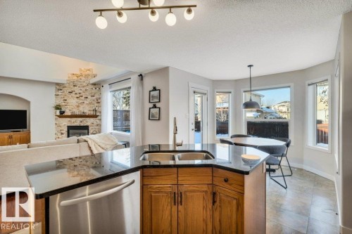 14 Dunfield Crescent, St. Albert, AB - Indoor With Fireplace