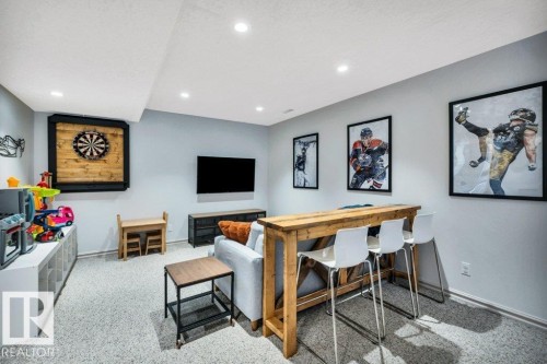 14 Dunfield Crescent, St. Albert, AB - Indoor With Fireplace