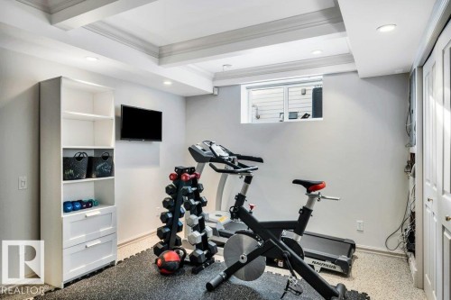 14 Dunfield Crescent, St. Albert, AB - Indoor Photo Showing Gym Room