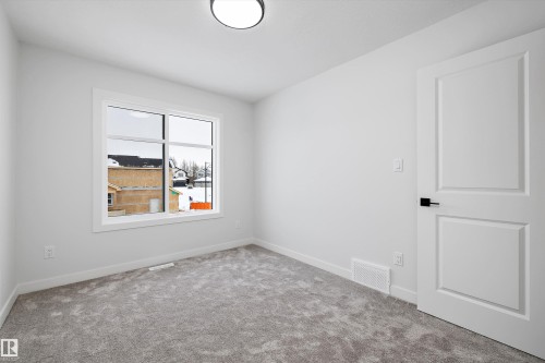 Spare room with carpet floors and baseboards - 230 Edgemont Green Green Nw, Edmonton, AB - Indoor Photo Showing Other Room