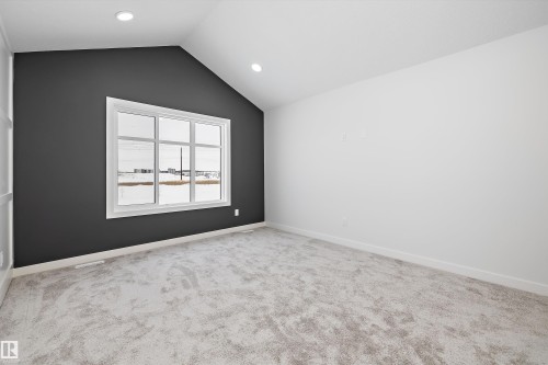Unfurnished room with light colored carpet and recessed lighting - 230 Edgemont Green Green Nw, Edmonton, AB - Indoor Photo Showing Other Room