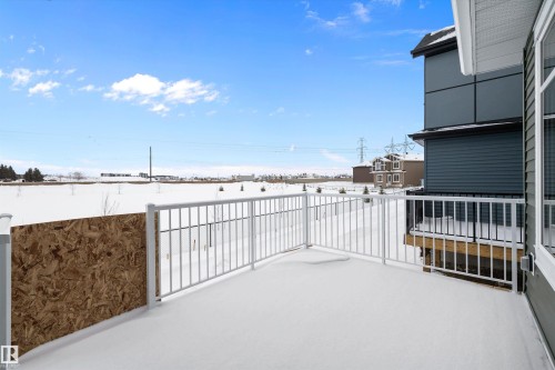 View of snow covered patio - 230 Edgemont Green Green Nw, Edmonton, AB - Outdoor With Exterior