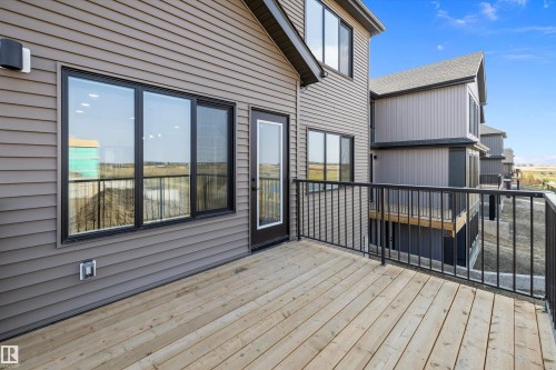 View of deck - 38 Cannes Cove, St. Albert, AB - Outdoor With Deck Patio Veranda With Exterior