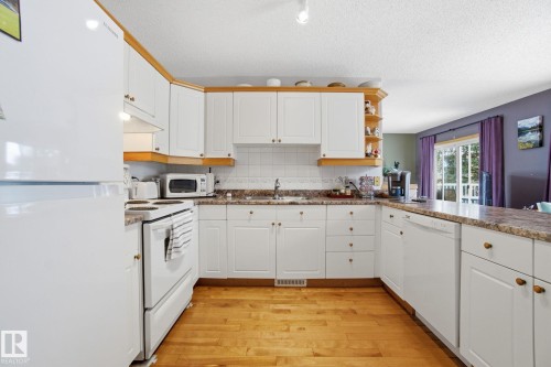 8 9731 174 Street, Edmonton, AB - Indoor Photo Showing Kitchen With Double Sink