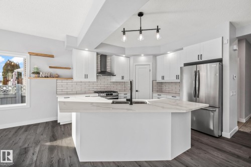 69 Hamilton Crescent, St. Albert, AB - Indoor Photo Showing Kitchen With Upgraded Kitchen